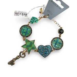 NWT Pilgrim Danish Designs charm bracelet